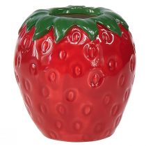 Jordbær dekorativ vase keramik urtepotte Ø8.5cm H8.5cm