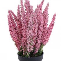 Erika pink lyngkost lyng kunstplante H26cm