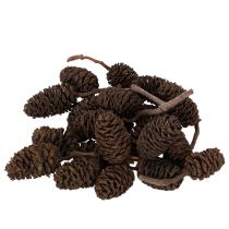 Artikel Naturlige ellekogler, løse, til dekoration, 3 cm, 300 g, naturbrun.