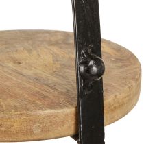 Artikel 3-lags trædekoration natursort Ø30cm H52cm