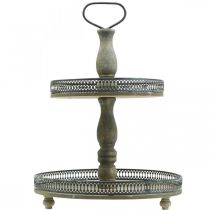 Artikel Deco Kagestand Træplanter Kagestand Vintage H47cm Ø34cm