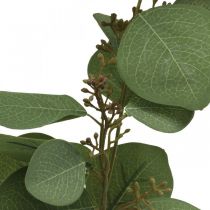 Kunstig deco gren eukalyptus med knopper kunstig plante 60cm