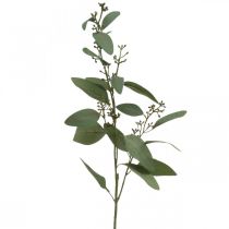 Kunstig eukalyptus gren med knopper deco gren 60cm