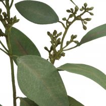 Kunstig eukalyptus gren med knopper deco gren 60cm
