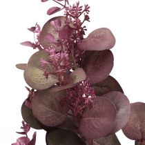 Artikel Dekorativ kunstgren Eukalyptusgren bordeaux 66cm 2stk