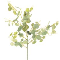 Artikel Kunstig eukalyptusgren med runde blade, 75 cm, 4 stk.