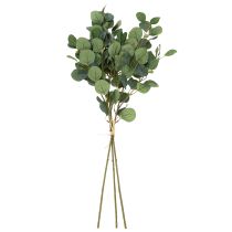 Artikel Kunstig eukalyptusblomst til moderne indretning, 85 cm, 3 stk.