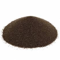 Farve sand 0,5mm brun 2kg