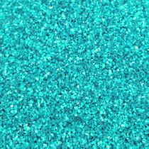 Farve sand 0,5mm turkis 2kg