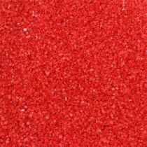 Farve sand 0,5mm rød 2kg