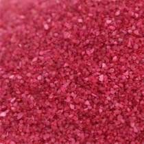 Farve sand 0,5 mm fuchsia 2 kg