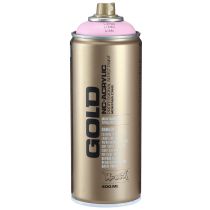Artikel Farve spraymaling pink litchi spraymaling Montana Gold 400ml