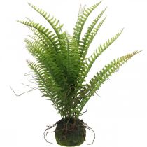 Kunstig Bregne med Bolde Grøn Kunstig Bregne Deco H42cm