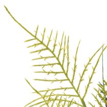 Artikel Kunstig bregnegrendekoration, grøn, naturtro, 56 cm