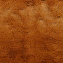 Pelsbånd brunt kunstpelsdekorationsbordbånd 15 × 150cm