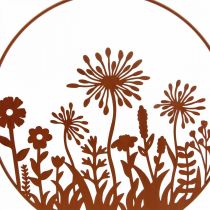 Artikel Vinduesdekoration fjederhængende dekoration metal blomsterdekoration Ø30cm 2 stk