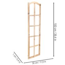 Artikel Trævinduesramme som vægdekoration 100 cm