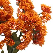 Artikel Stonecrop Orange Sedum Stonecrop kunstige blomster H48cm 4stk