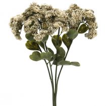 Stonecrop creme sedum stenurt kunstige blomster 48cm 4stk