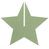 Artikel Filt dekorativ stjerne til at placere juledekoration filt grøn H62cm
