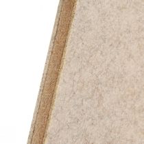 Artikel Filt juletræ dekoration gran beige H80cm