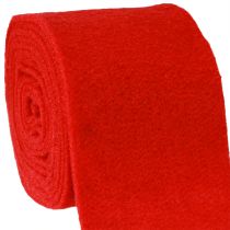 Artikel Filtbånd 15cm x 5m mørkerød