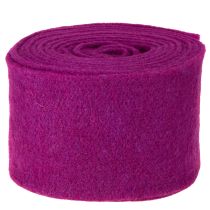 Artikel Filtbånd af uld, fuchsia, 15 cm x 5 m, til dekoration og kreative aktiviteter