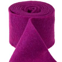 Artikel Filtbånd af uld, fuchsia, 15 cm x 5 m, til dekoration og kreative aktiviteter
