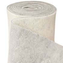 Artikel Filtbånd 15cm x 5m tofarvet grå, hvid