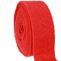 Artikel Filtbånd rødt 7,5cm 5m