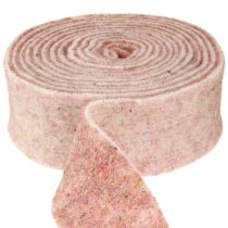 Artikel Filtbånd uld bånd pyntestof brun beige uldfilt 7,5cm 5m