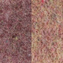 Artikel Filtbånd uldbånd dekorativt stof vinrød beige 7,5cm 5m