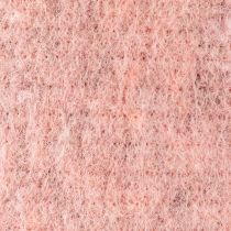 Artikel Filtbånd tofarvet pottebånd uldfiltbånd pink rød 7,5 cm 5 m