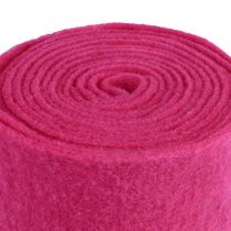 Artikel Filtbånd pink uldbånd uld filt pottebånd dekorativt stof 15cm 5m