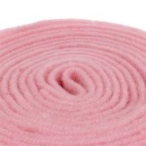 Filtbånd 7,5 cm x 5 m pink
