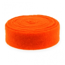 Filtbånd orange 7,5 cm 5m