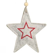 Artikel Filtstjerner til ophængning af stjerner Juletræspynt beige 13cm 6 stk