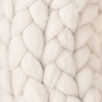 Artikel Filtuld pyntekrans til ophæng i beige Ø30cm H4cm