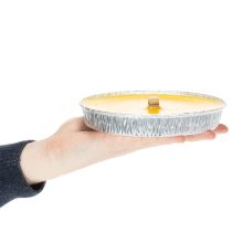 Artikel Citronella duftlys mod insekter, flammeskål perfekt til altaner, terrasser og picnics, 16 cm