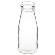 Artikel Flaskedekoration glasflaskevase lavet af glas Ø7,5cm H19cm