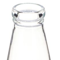 Artikel Flaskedekoration glasflaskevase lavet af glas Ø7,5cm H19cm