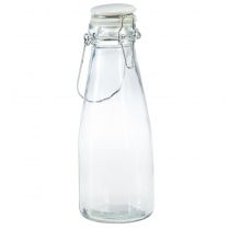 Artikel Flaske dekoration glasflaske med låg Ø8cm 24cm