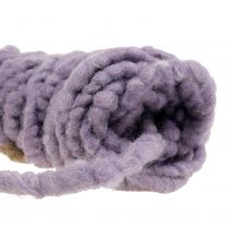 Artikel Mirabell fleece filt snor lilla 25m