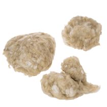 Artikel Naturlig beige fåreuld, løs, til hobby og dekoration, 250 g