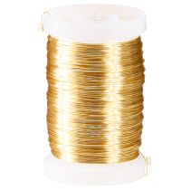 Artikel Blomsterhandler tråd myrtråd dekorativ tråd guld 0,30mm 100g 3 stk.