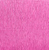 Artikel Flower crepe pink B10cm gramvægt 128g/kvm L250cm 2stk