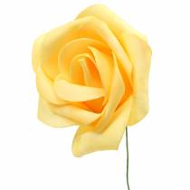 Artikel Skum Rose Gul Ø15cm 4 stk