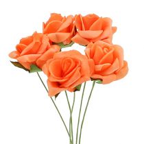 Artikel Skumrose Ø4,5cm Orange 36 stk
