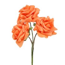 Artikel Skumrose Ø7,5cm orange 18 stk