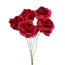 Artikel Skum rosa rød Ø4cm 48 stk